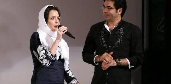 عکس فرزاد حسنی با همسرش