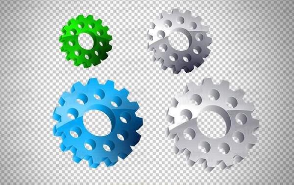 عکس لایه باز چرخ دنده