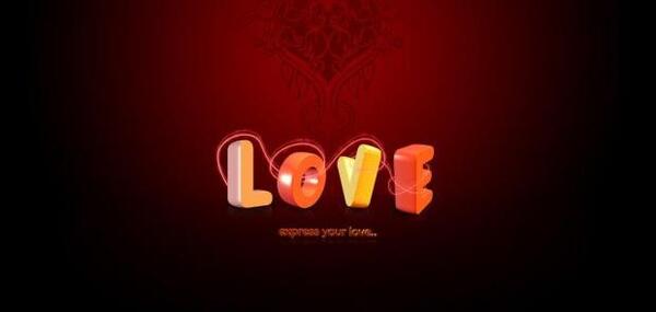 عکس عاشقانه قلب و لاو