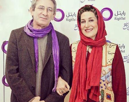 عکس فاطمه معتمدآریا با عروسک نارنجی