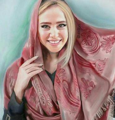 عکس چهره الناز حبیبی