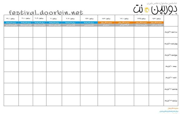 عکس جدول خالی برای نوشتن متن