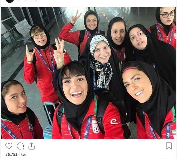 عکس باران کوثری و سحر دولتشاهی