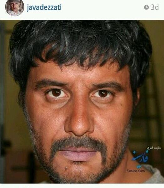 عکس جواد عزتی بدون گریم