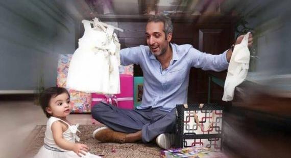 عکس امیر مهدی ژوله و خانوادش