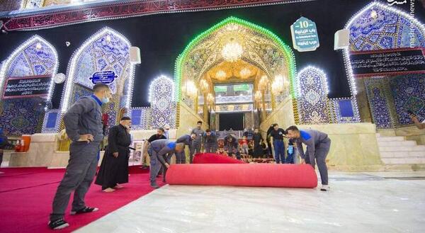 عکس توی حرم امام حسین