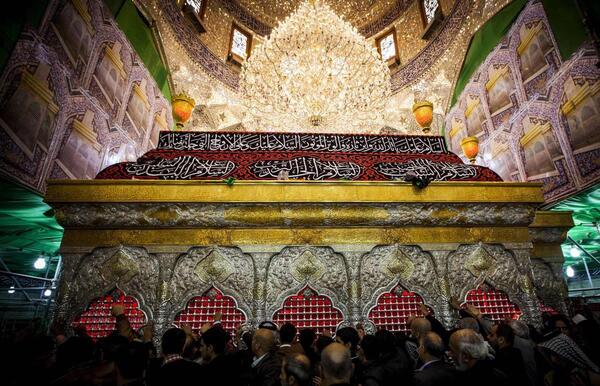 عکس توی حرم امام حسین