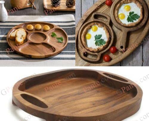 عکس دانلود وکتور ظروف چوبی