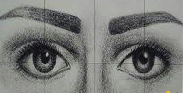 عکس نقاشی چهره ناراحت