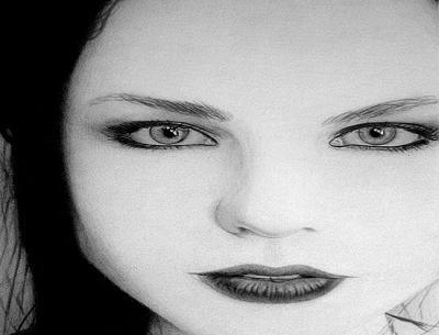 عکس نقاشی چهره ناراحت
