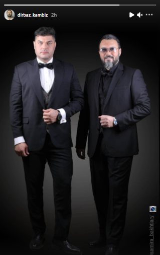 عکس سام درخشانی و کامبیز دیرباز