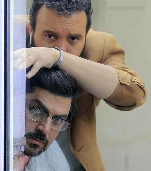 عکس سام درخشانی و کامبیز دیرباز