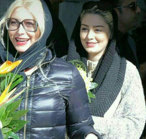 عکس فریبا نادری و سحر قریشی