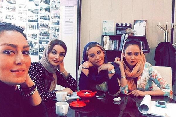 عکس فریبا نادری و سحر قریشی