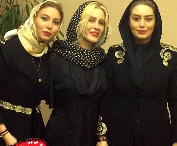 عکس فریبا نادری و سحر قریشی