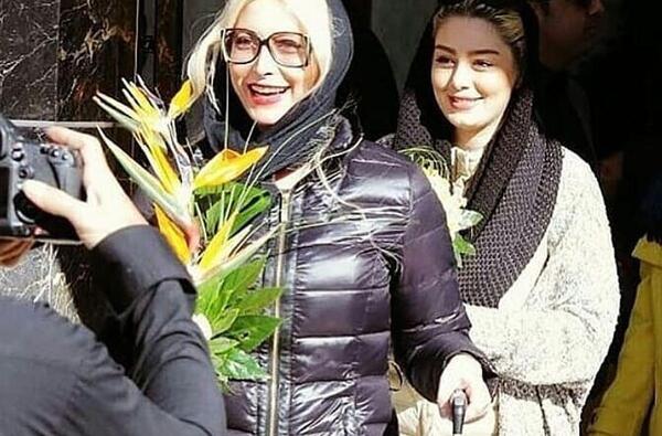 عکس فریبا نادری و سحر قریشی