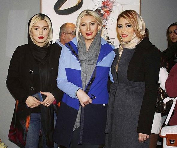 عکس فریبا نادری و سحر قریشی