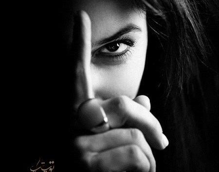 عکس پروفایل سیاه دخترانه شاخ