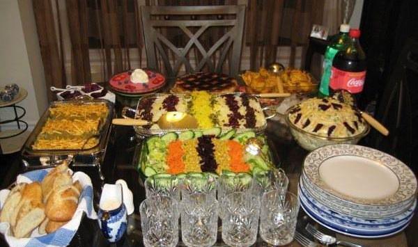 عکس سفره مشروب