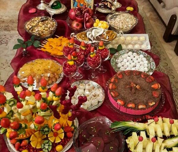 عکس سفره مشروب