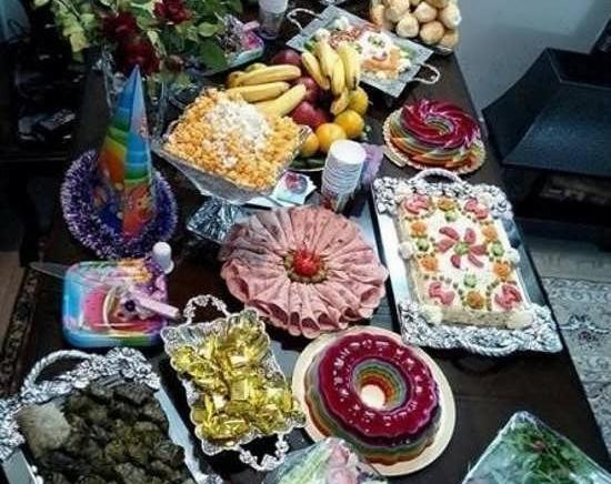 عکس سفره مشروب
