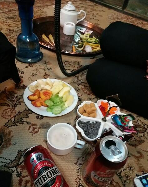عکس سفره مشروب