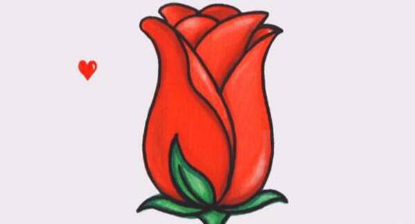 عکس نقاشی فانتزی گل رز