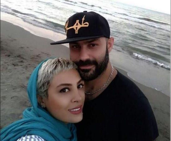 عکس حدیثه تهرانی درکنار همسرش
