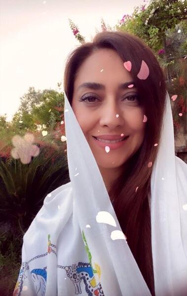 عکس بهاره کیان افشار با آرایش