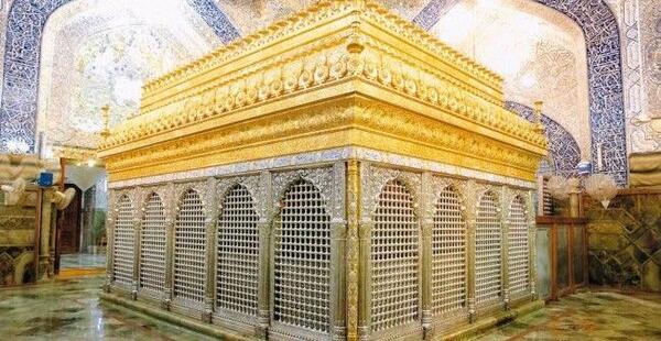 عکس با کیفیت ضریح امام علی