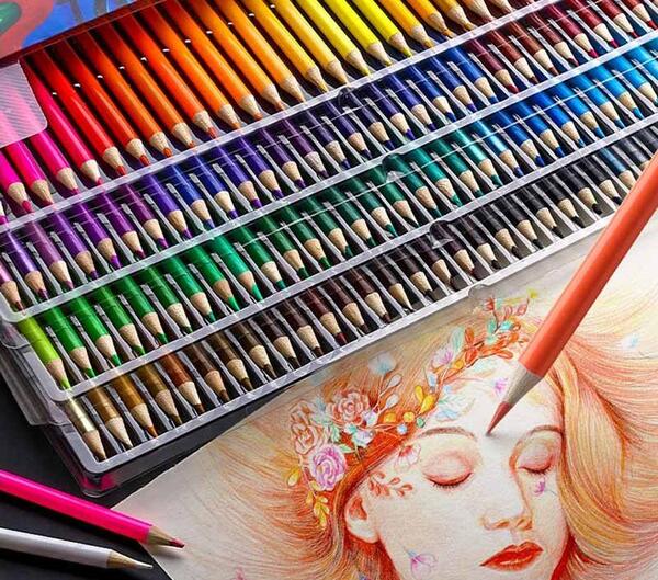 عکس نقاشی با مداد رنگی