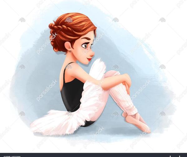 عکس نقاشی زن نشسته