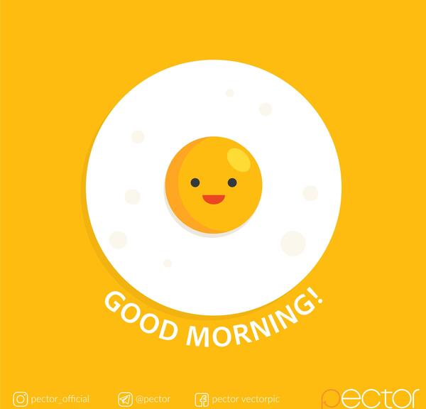 عکس دانلود وکتور صبح بخیر