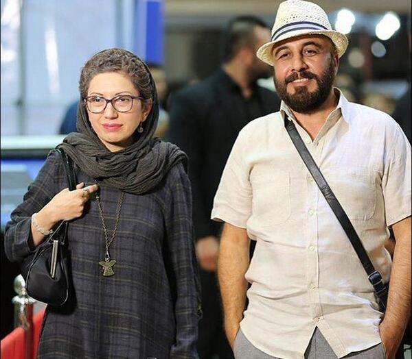 عکس رضا عطاران و همسرش فریده فرامرزی