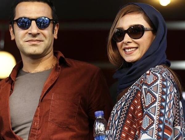 عکس فرناز رهنما با همسر