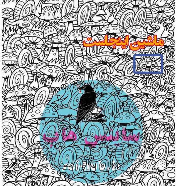 معمای عکس ماشین در صخره