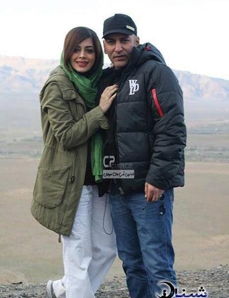 عکس حمیدرضا آذرنگ و همسرش