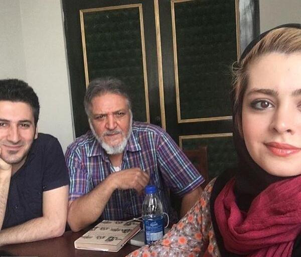 عکس حمیدرضا آذرنگ و همسرش