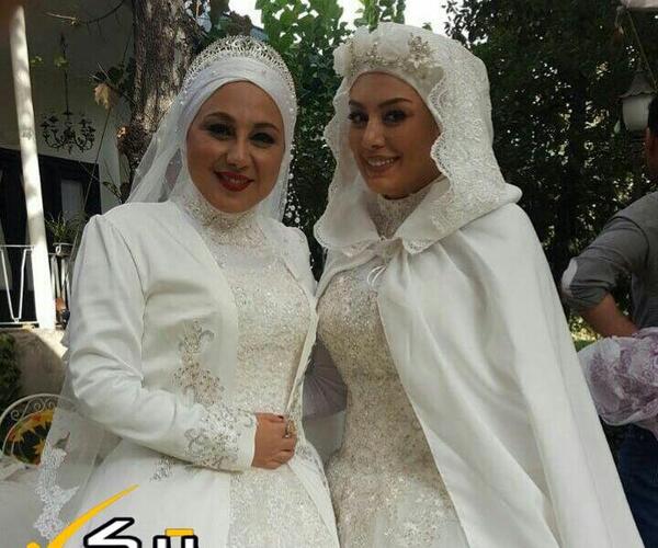 عکس سانیا سالاری با لباس عروس
