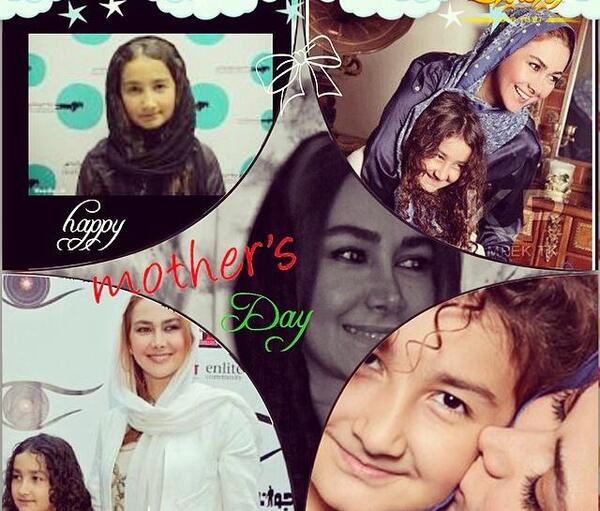 عکس آنا نعمتی و دخترش