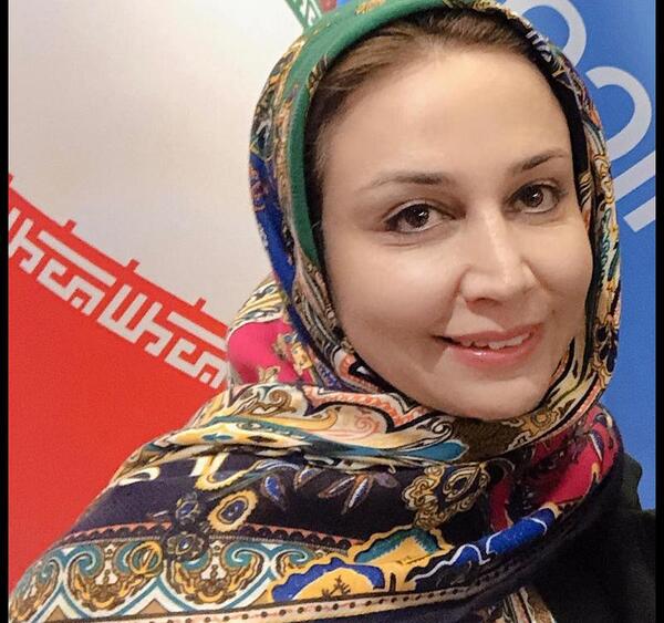 عکس مینا هاشمی و همسرش