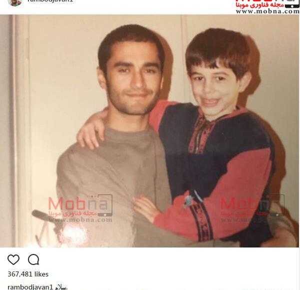عکس رامبد جوان در خانه سبز