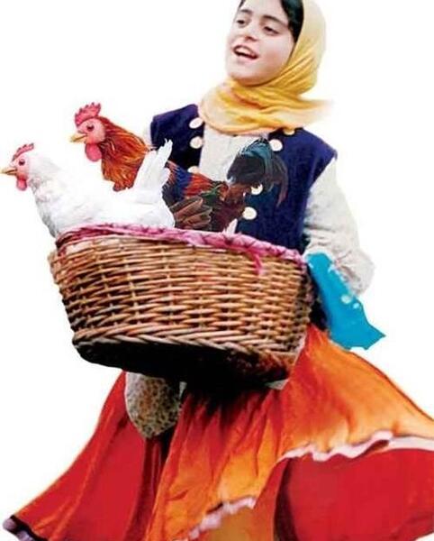 عکس کودکی غزل شاکری در فیلم گلنار