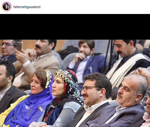 عکسهای فاطمه گودرزی با لباس محلی