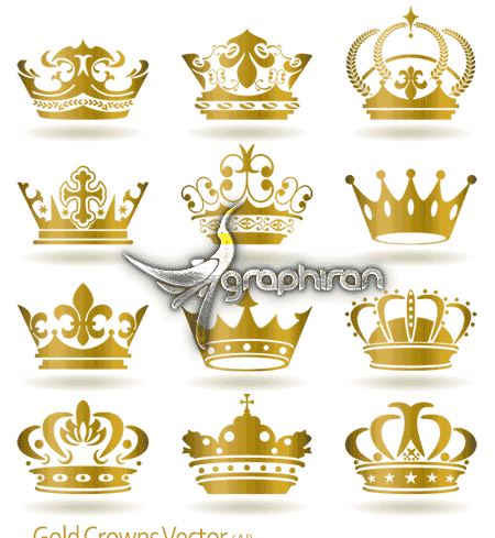 عکس دانلود وکتور تاج