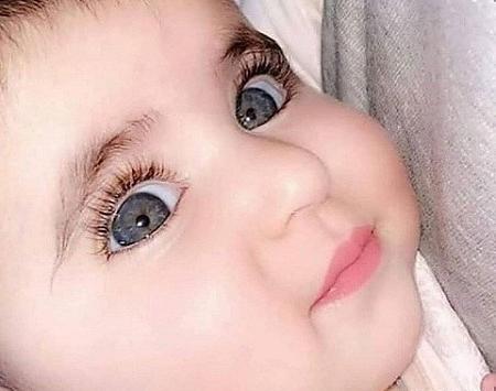 عکس بچه خوشگل چشم رنگی پسر