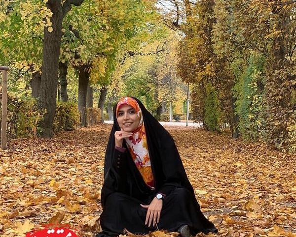 عکس از برگ پاییزی
