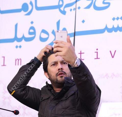 عکس حامد بهداد در جشنواره