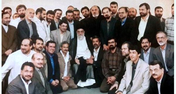 عکس شهاب حسینی با خامنه ای