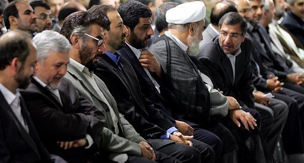 عکس شهاب حسینی با خامنه ای